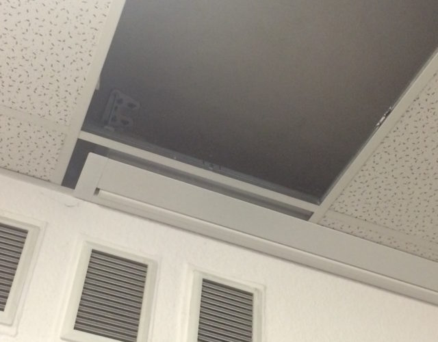 Widok sali po zakończeniu instalacji